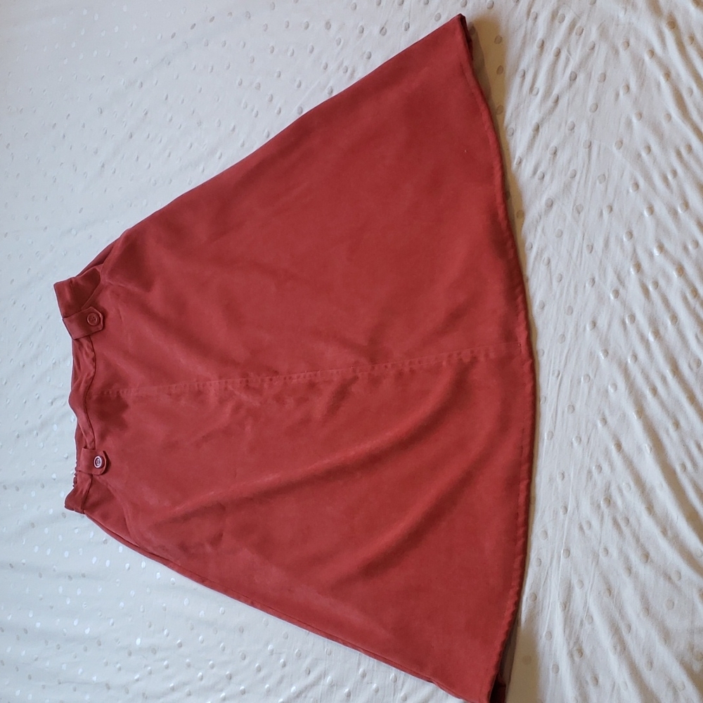 Retro Inspired Orange Circle Skirt